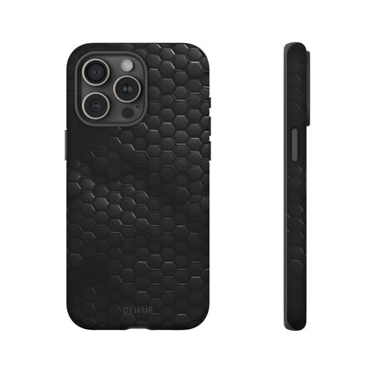 Black Carbon Matrix - iPhone Tough Case