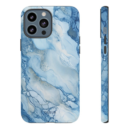 Sky Blue Marble - iPhone Tough Case