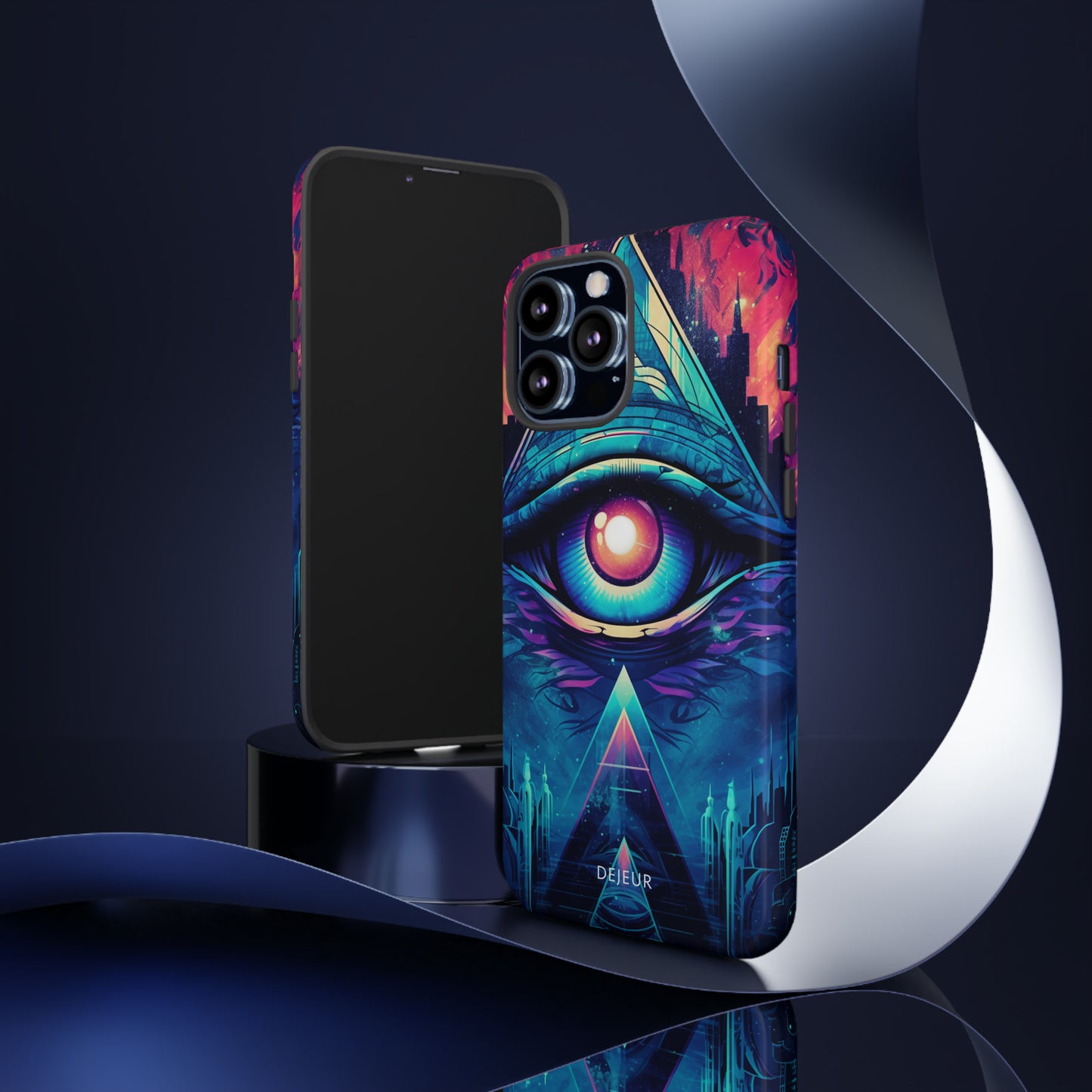 Cyberpunk 3rd Eye - iPhone Tough Case