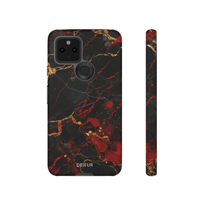 Dark Crimson Marble - Google Pixel Tough Case