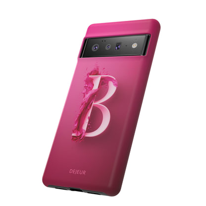 B Hot Pink Splash - Google Pixel Tough Case