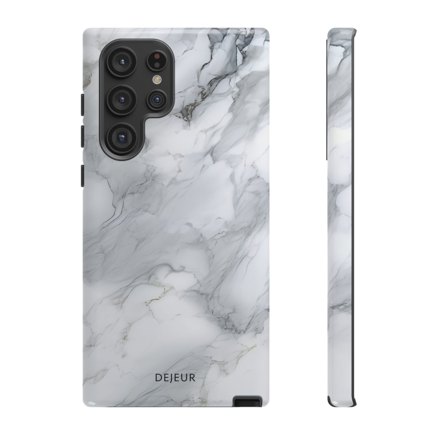 Platinum Silver Marble - Samsung Galaxy Tough Case