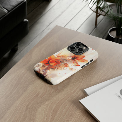 Classic Floral Beige - iPhone Tough Case