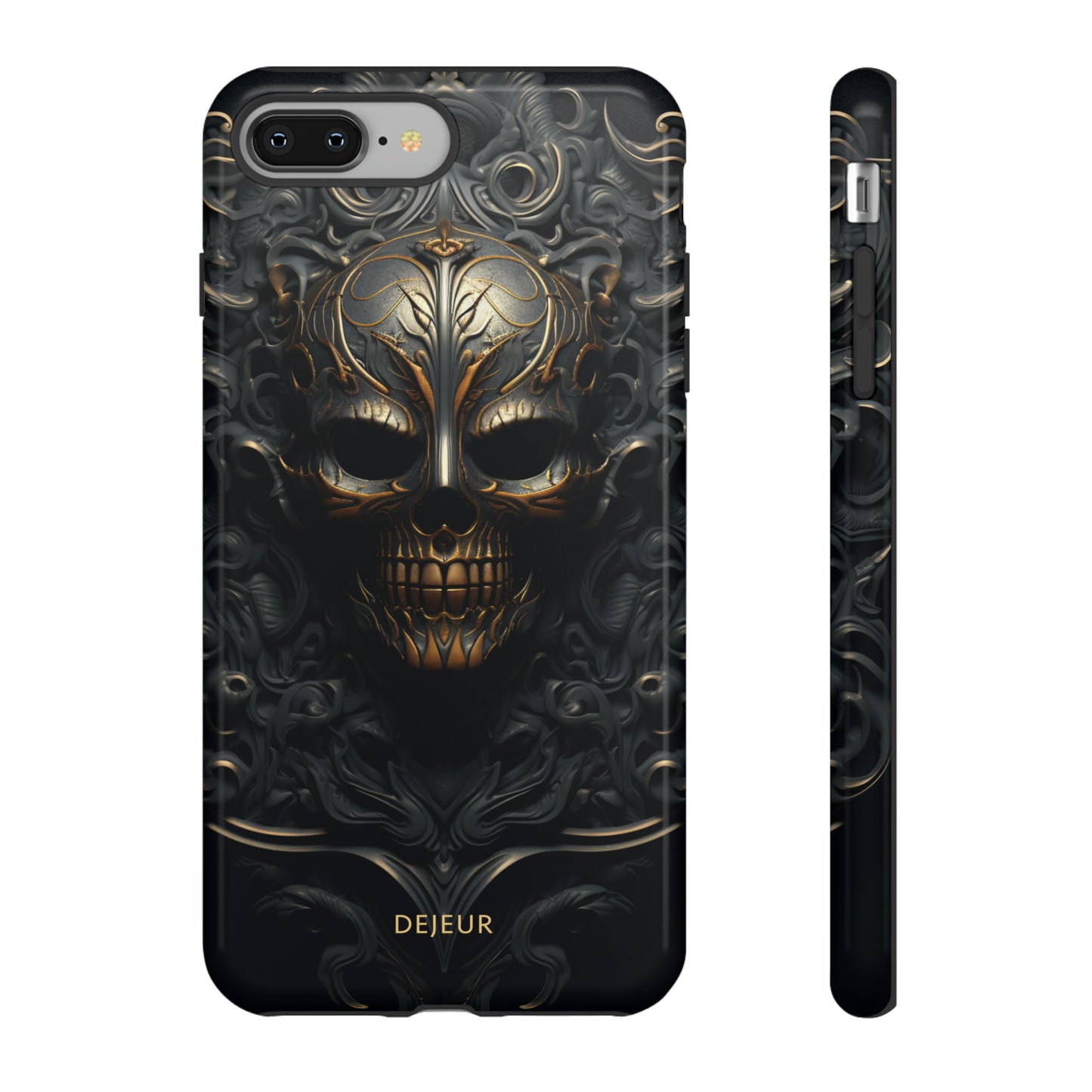 Dark Bronze Skull - iPhone Tough Case