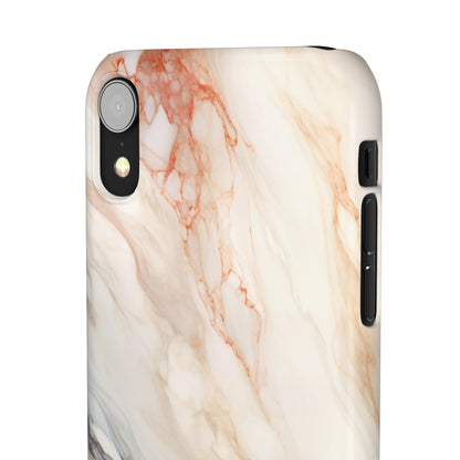 Ash Sandstone Marble - iPhone Snap Case