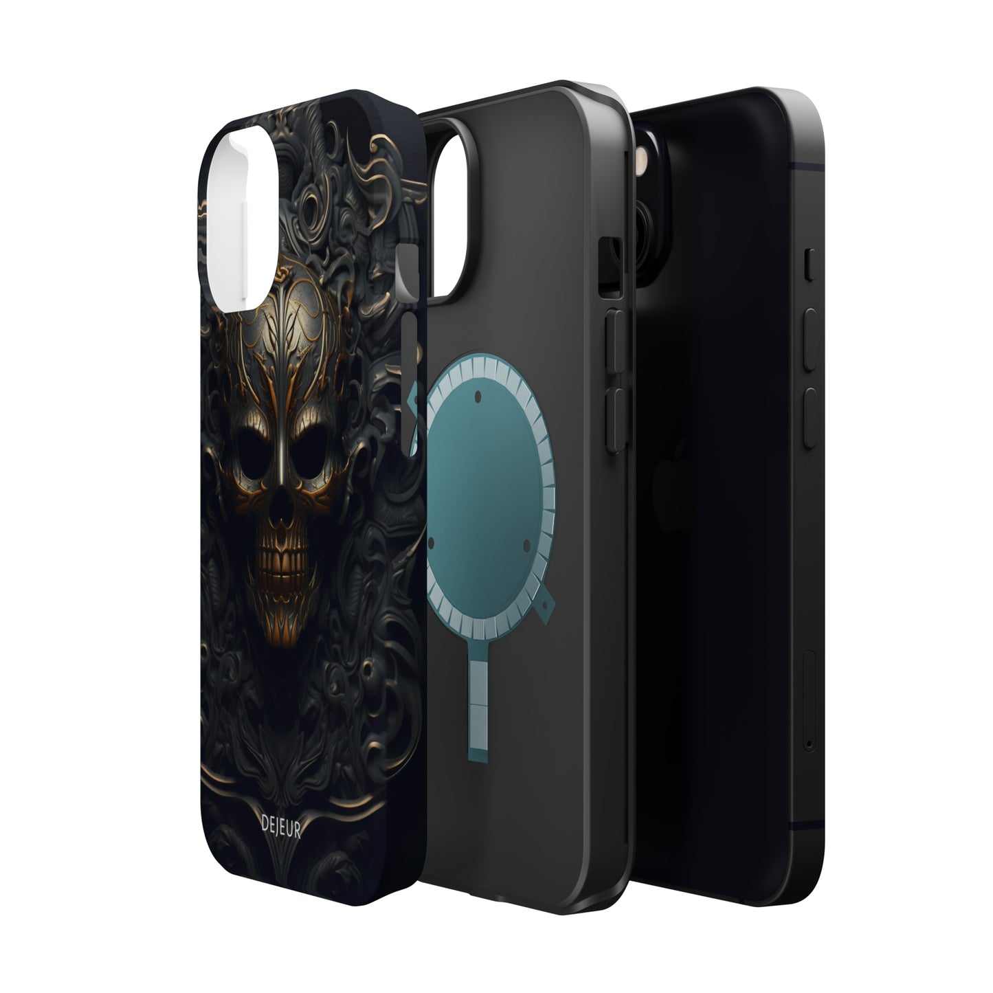 Dark Bronze Skull - iPhone MagSafe Tough Case