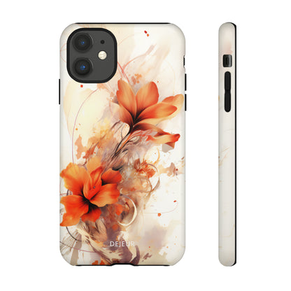 Classic Floral Beige - iPhone Tough Case