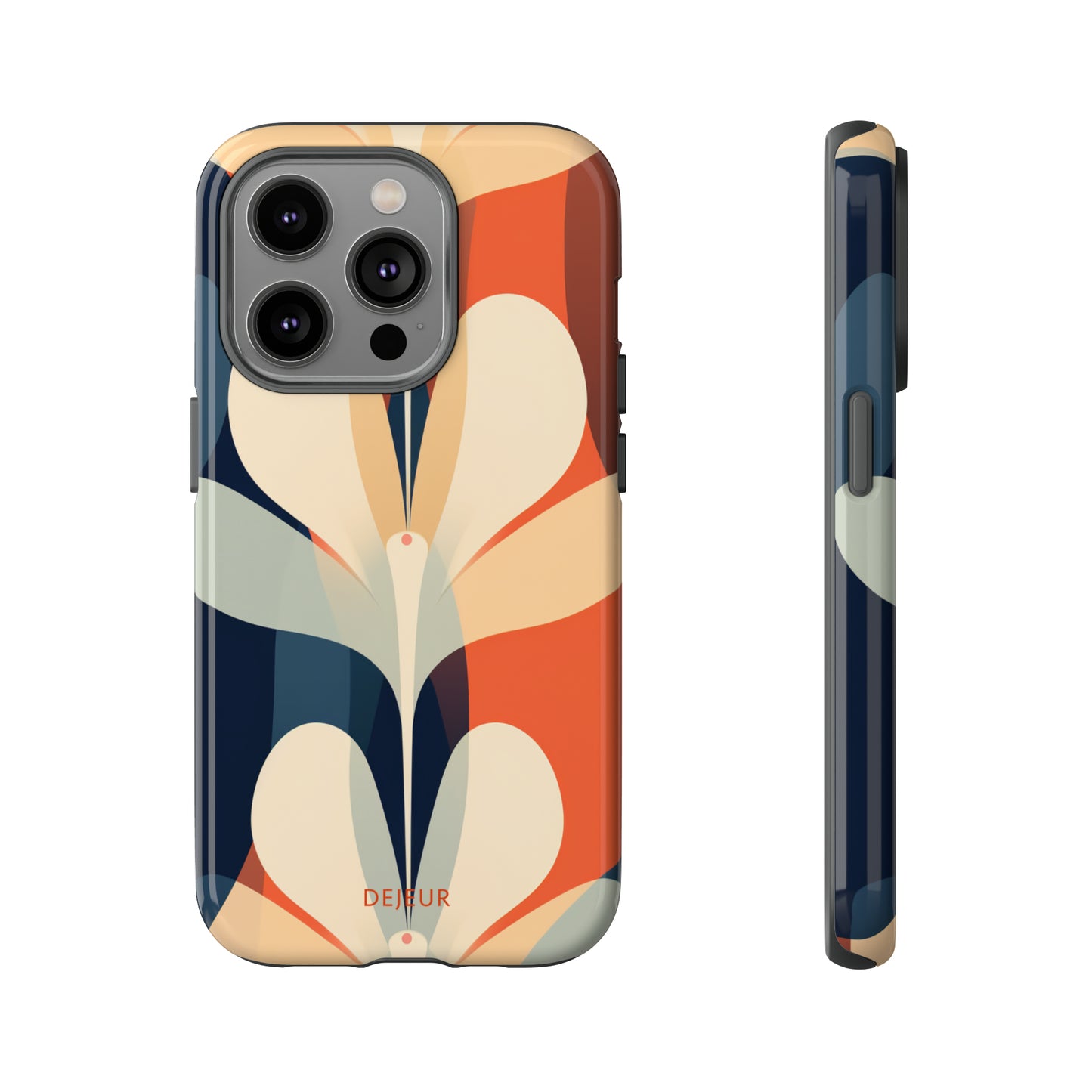 Floral Pattern Symmetrical - iPhone Tough Case