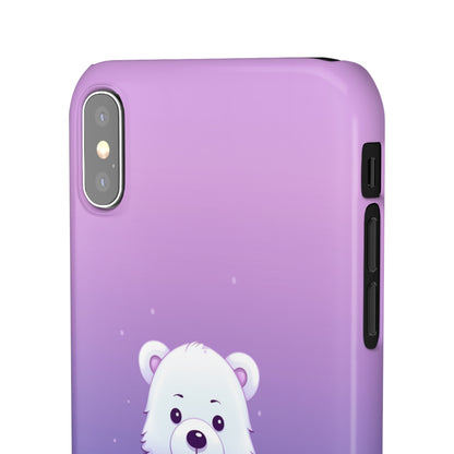 Violet Bear - iPhone Snap Case