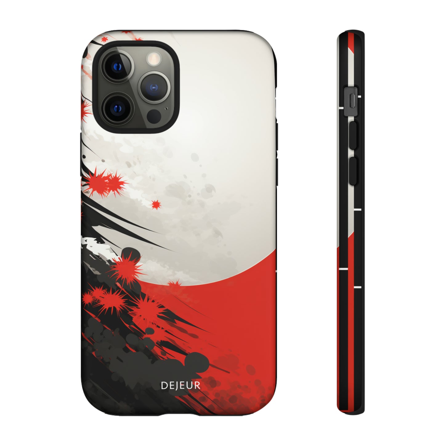 Japanese Abstract Splatter - iPhone Tough Case