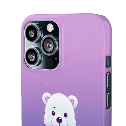 Violet Bear - iPhone Snap Case