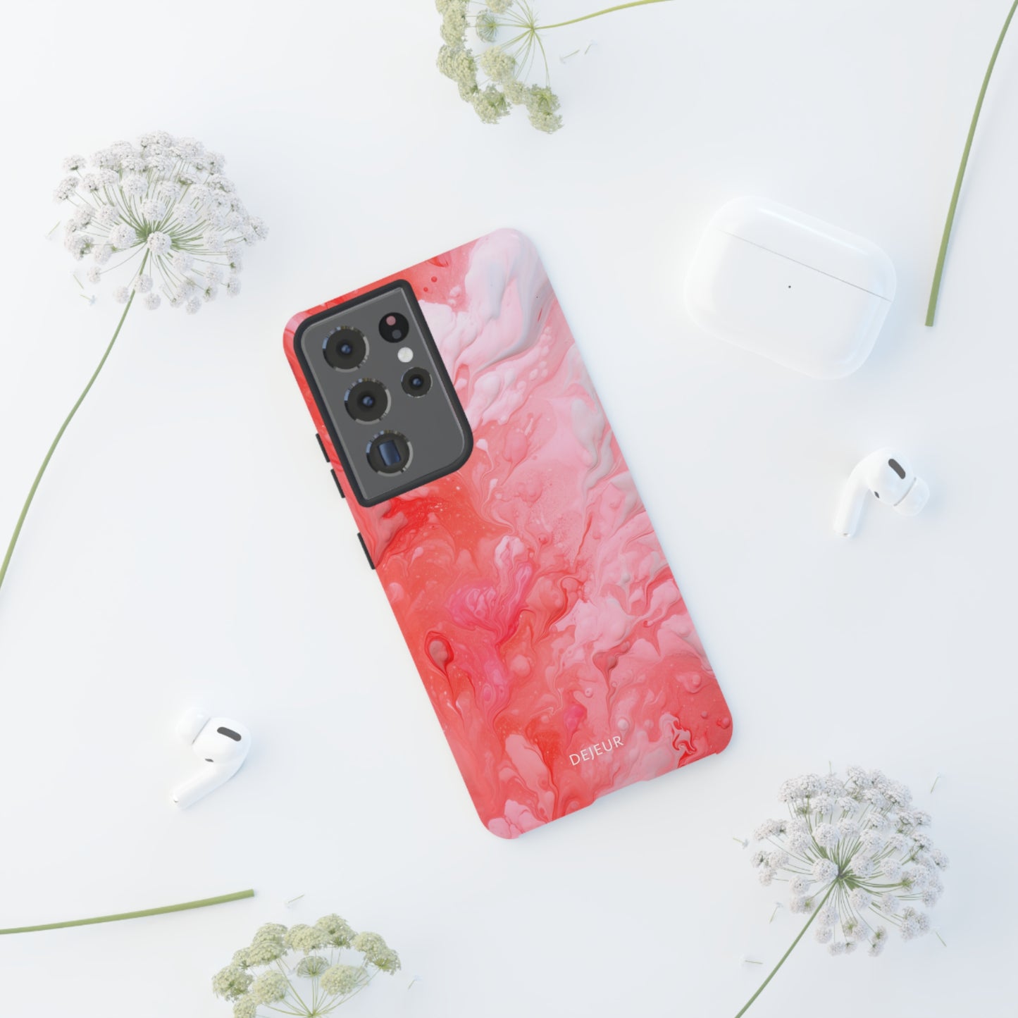 Rose Pink Marble - Samsung Galaxy Tough Case