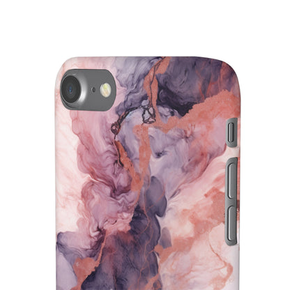 Royal Purple Marble - iPhone Snap Case