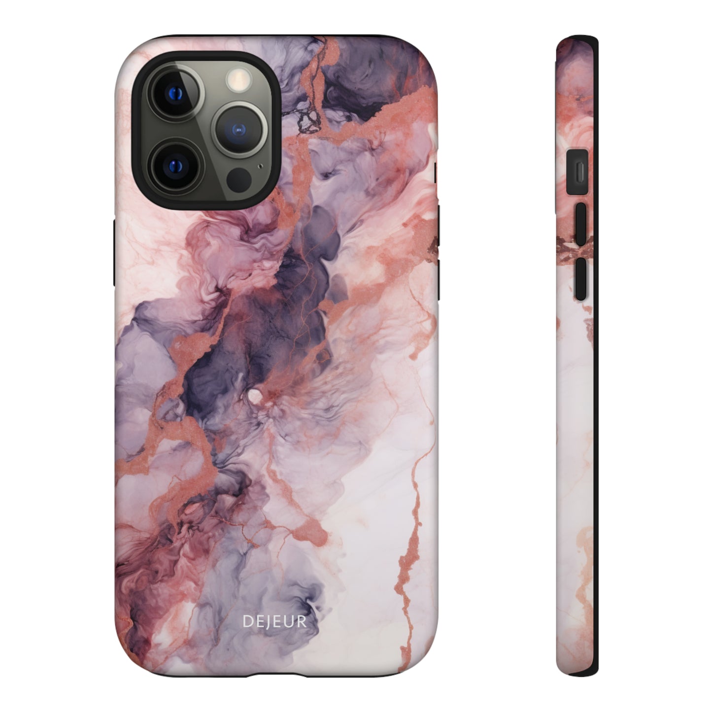 Royal Purple Marble - iPhone Tough Case