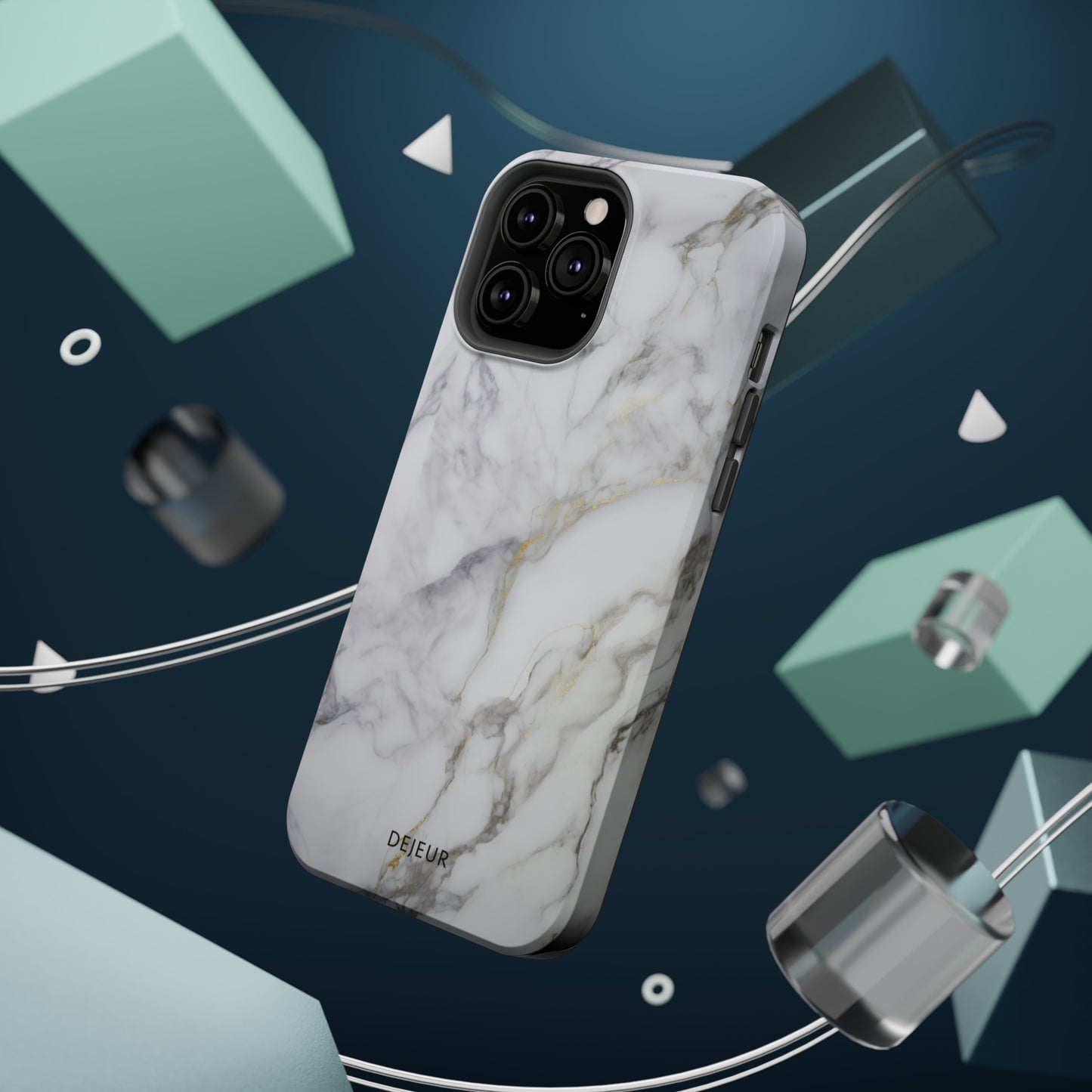 Touch of Gold Classic Marble - iPhone MagSafe Tough Case