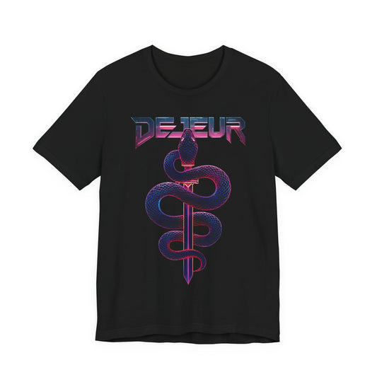Dejeur Coiled Snake Sword Vibrant Neon - T-Shirt
