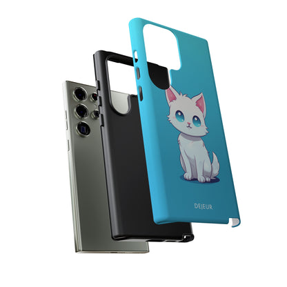 Blue Eyed Cutey Cat - Samsung Galaxy Tough Case