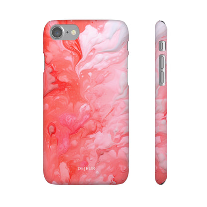 Rose Pink Marble - iPhone Snap Case