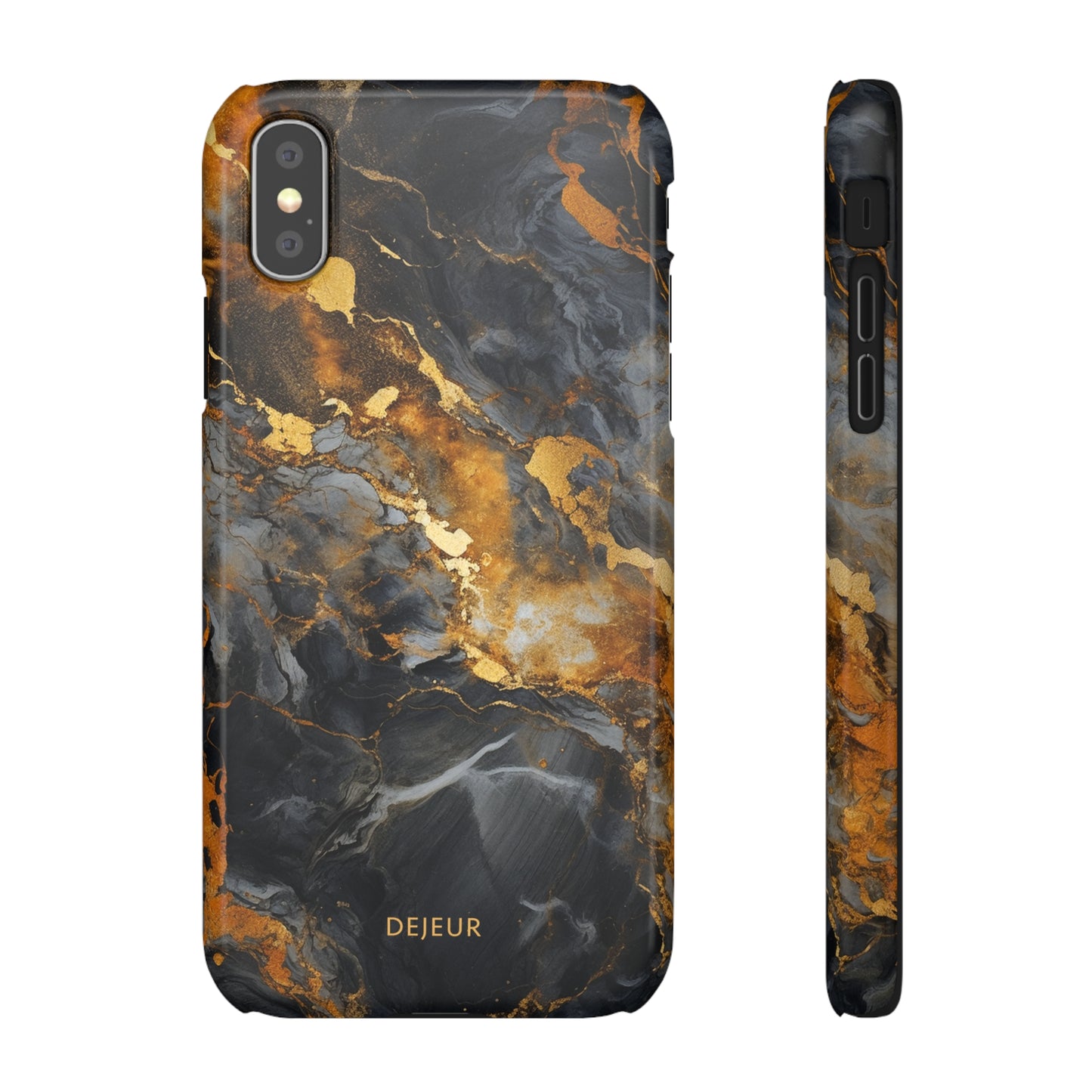 Platinum Gold Marble - iPhone Snap Case