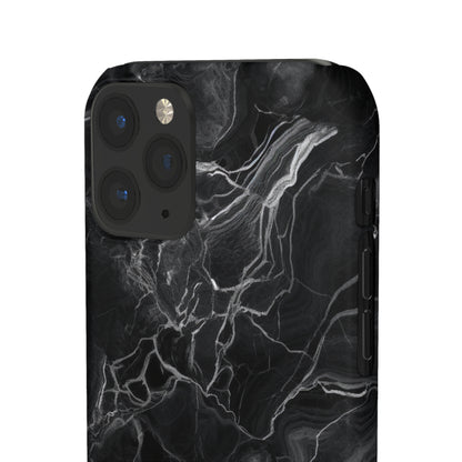 Dark Marble - iPhone Snap Case