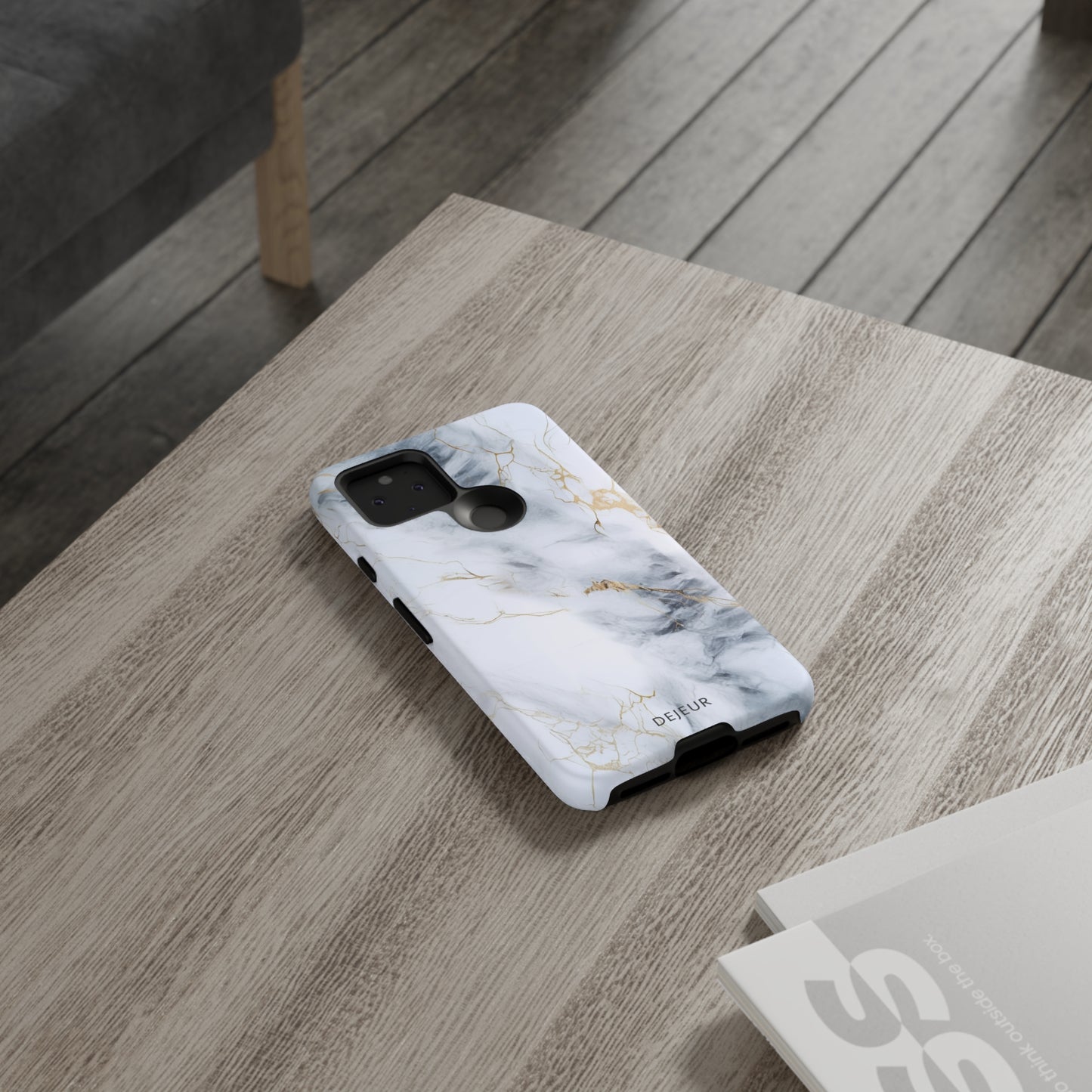 White Gold Marble - Google Pixel Tough Case