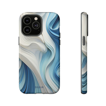 Blue Cream Ripple - iPhone Tough Case