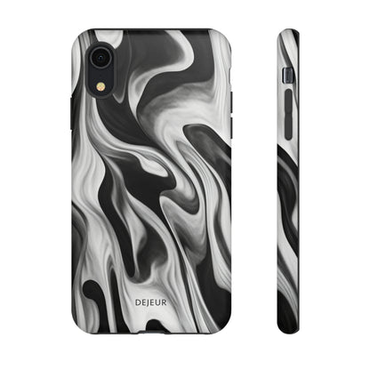 Misty Waves Monochrome - iPhone Tough Case