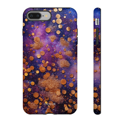 Cosmic Glitter Circles - iPhone Tough Case
