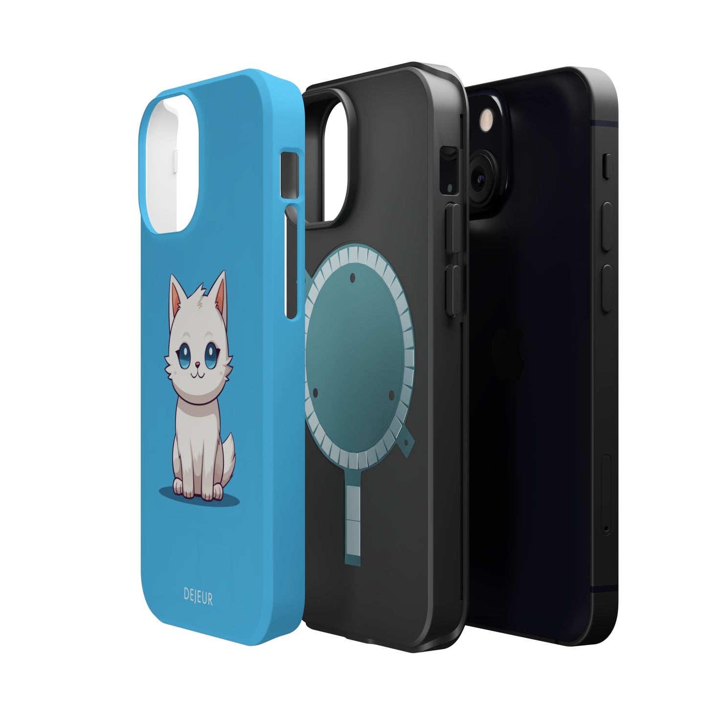 Little Blue Eyed Cat - iPhone MagSafe Tough Case