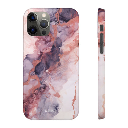 Royal Purple Marble - iPhone Snap Case