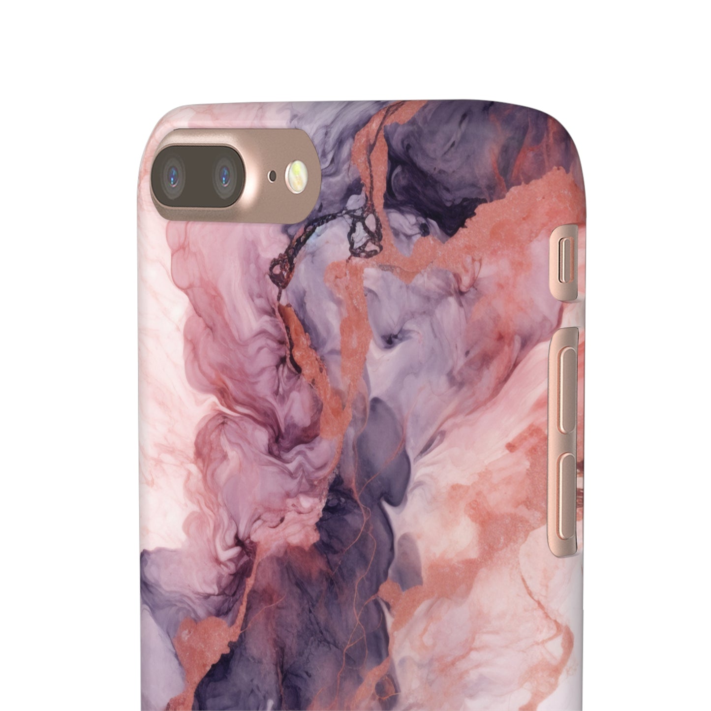 Royal Purple Marble - iPhone Snap Case