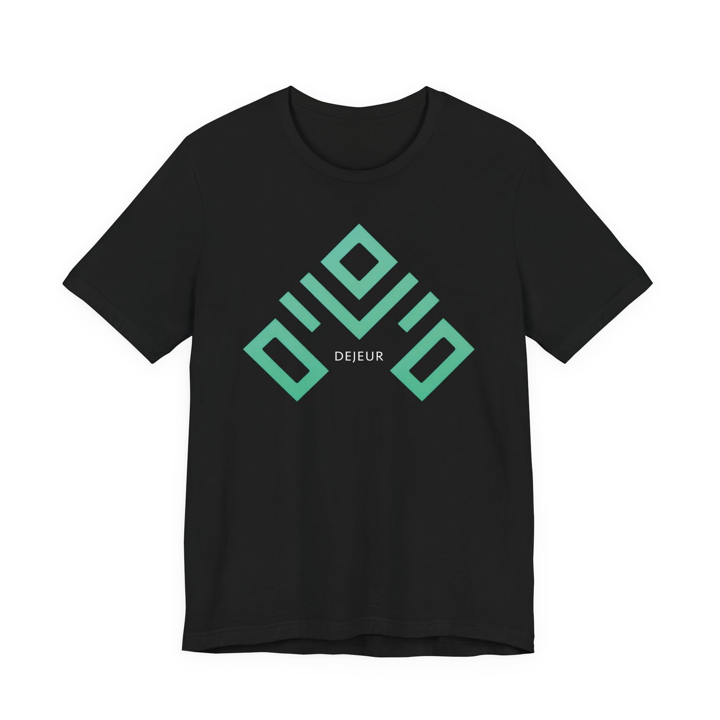 Angular Ascent Turquoise Geometry - T-Shirt