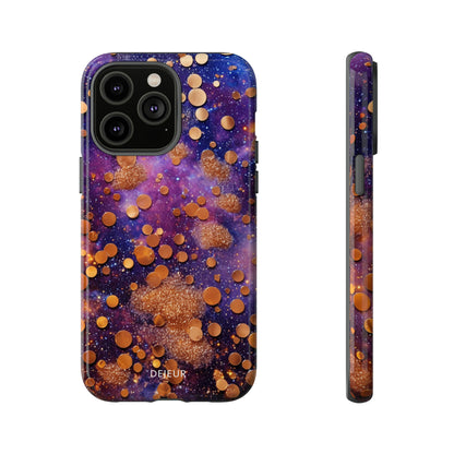 Cosmic Glitter Circles - iPhone Tough Case