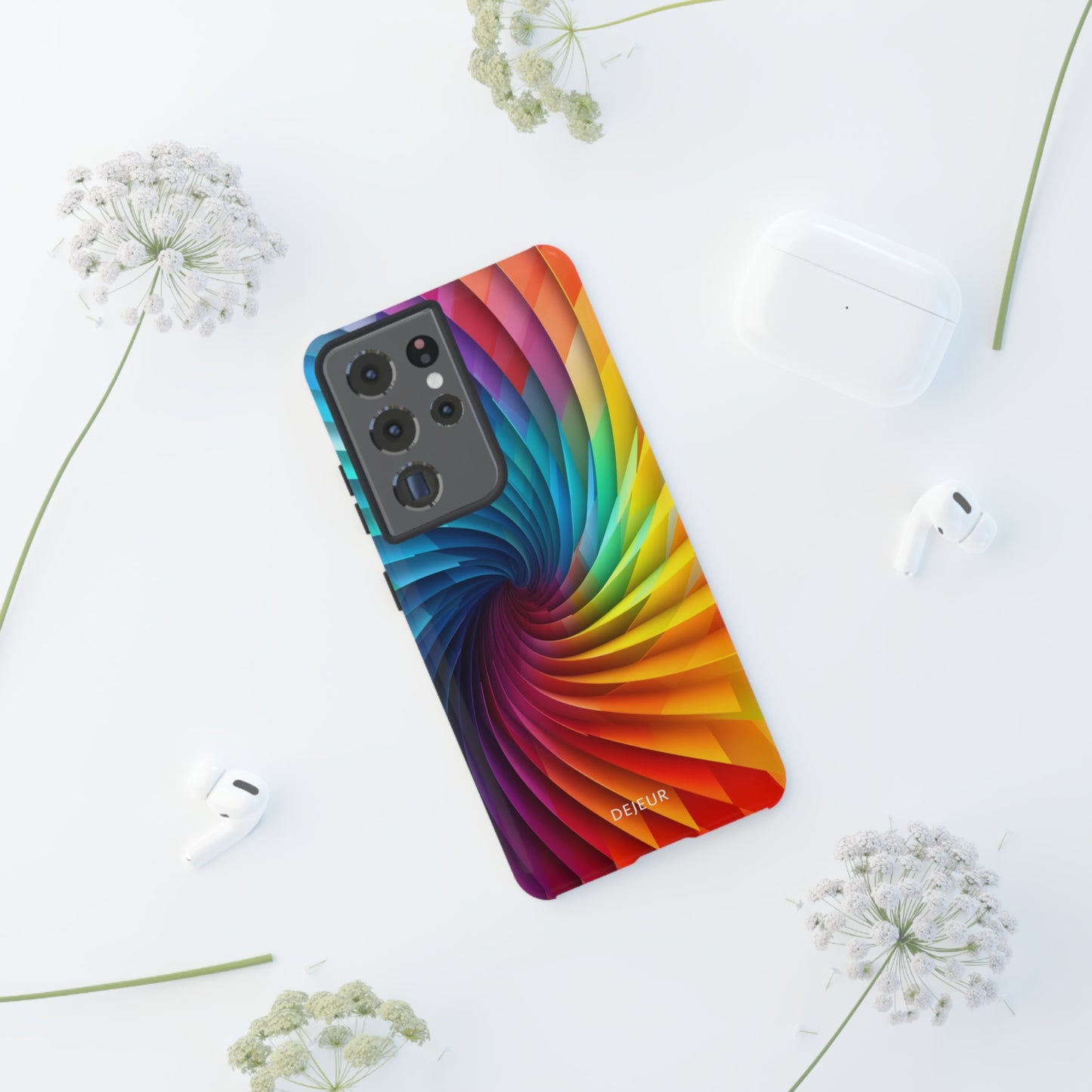 Rainbow Spiral - Samsung Galaxy Tough Case