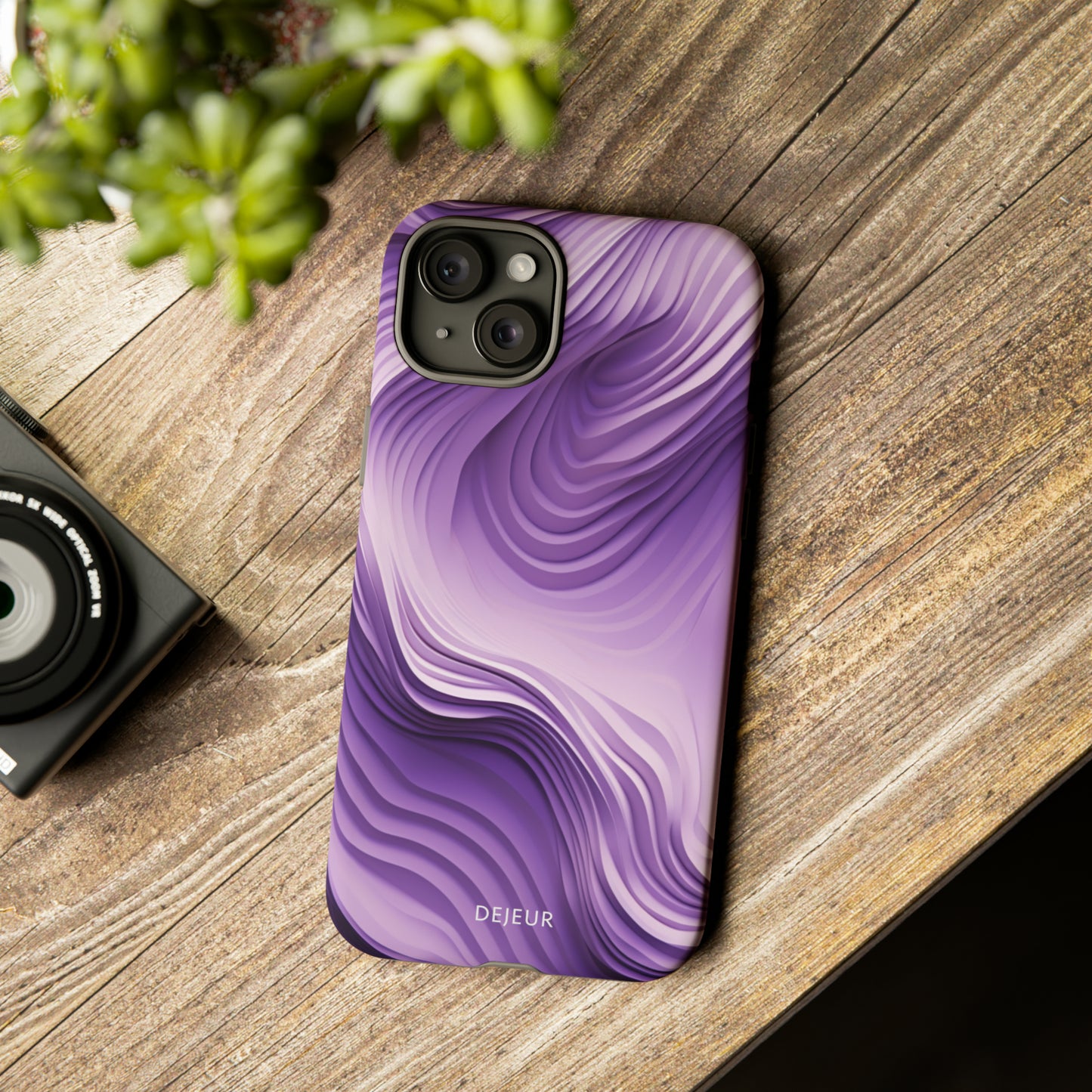 Violet Waves - iPhone Tough Case