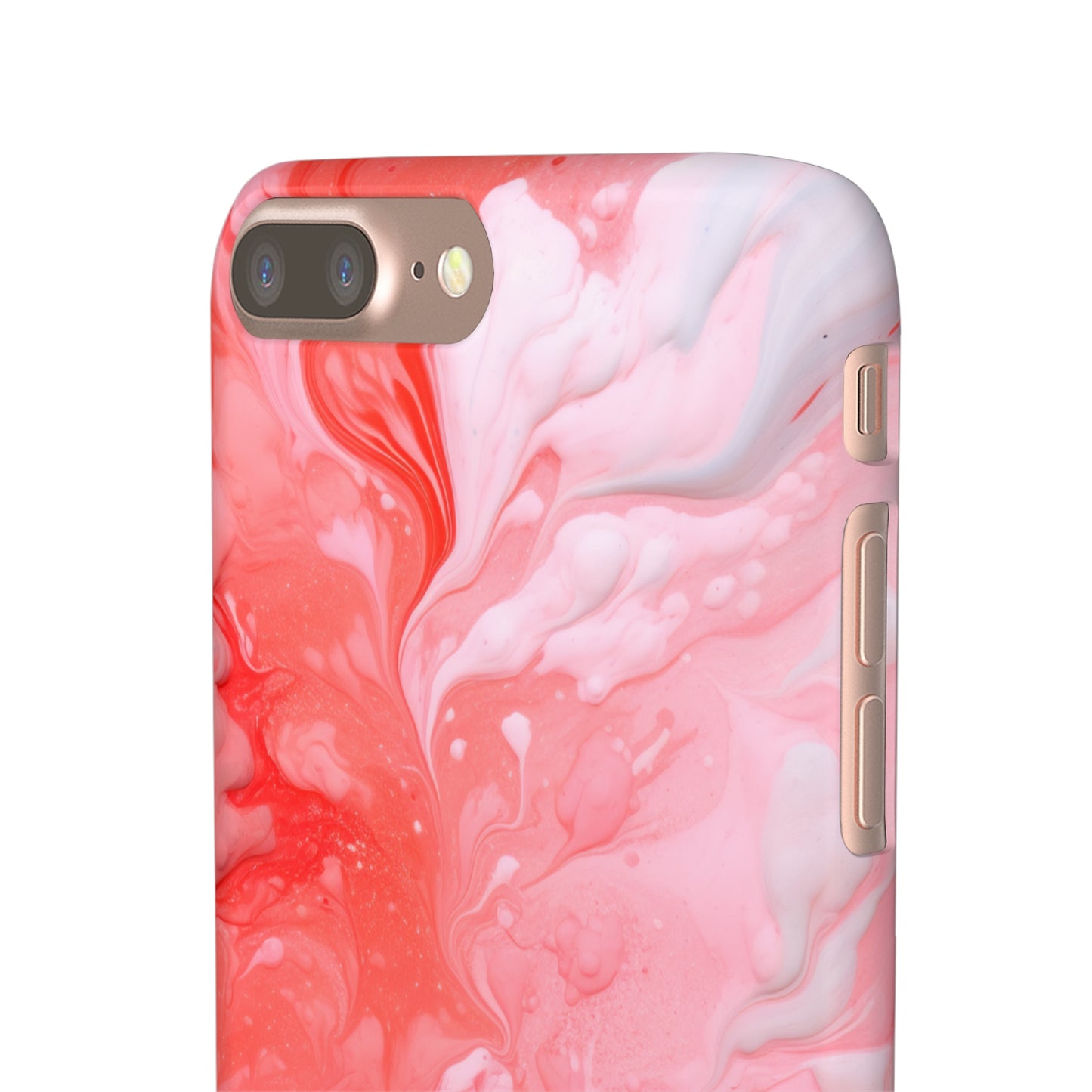 Rose Pink Marble - iPhone Snap Case