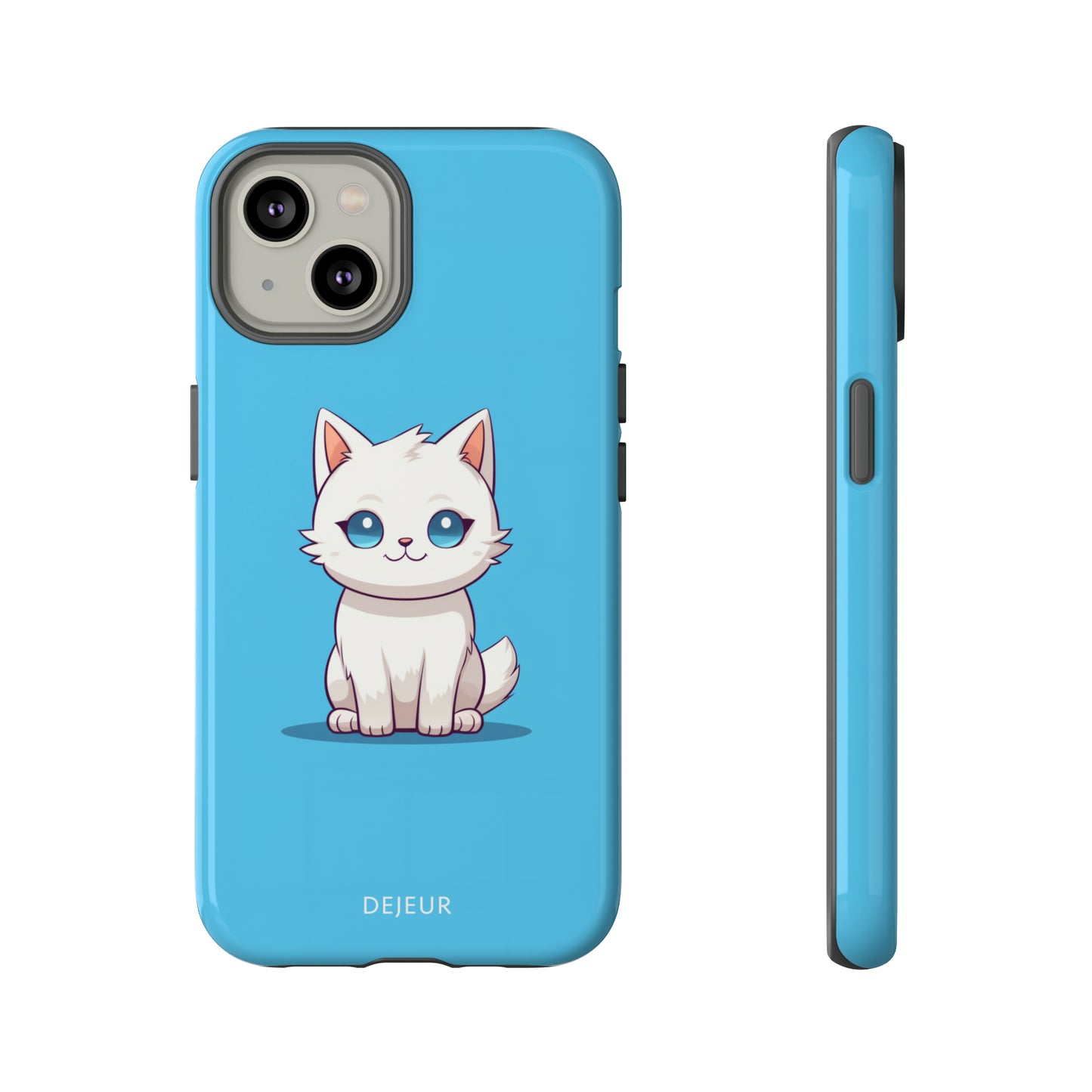 Little Blue Eyed Cat - iPhone Tough Case