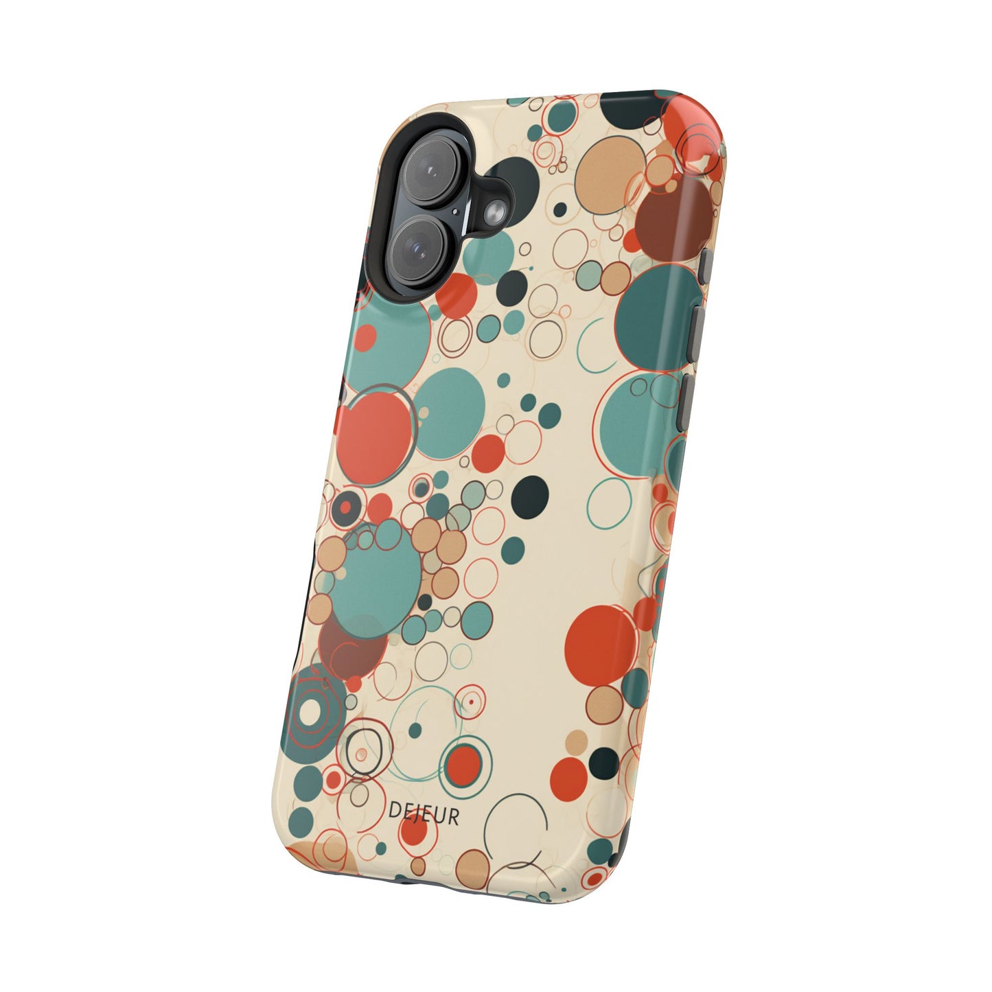 Pastel Line Circles - iPhone MagSafe Tough Case