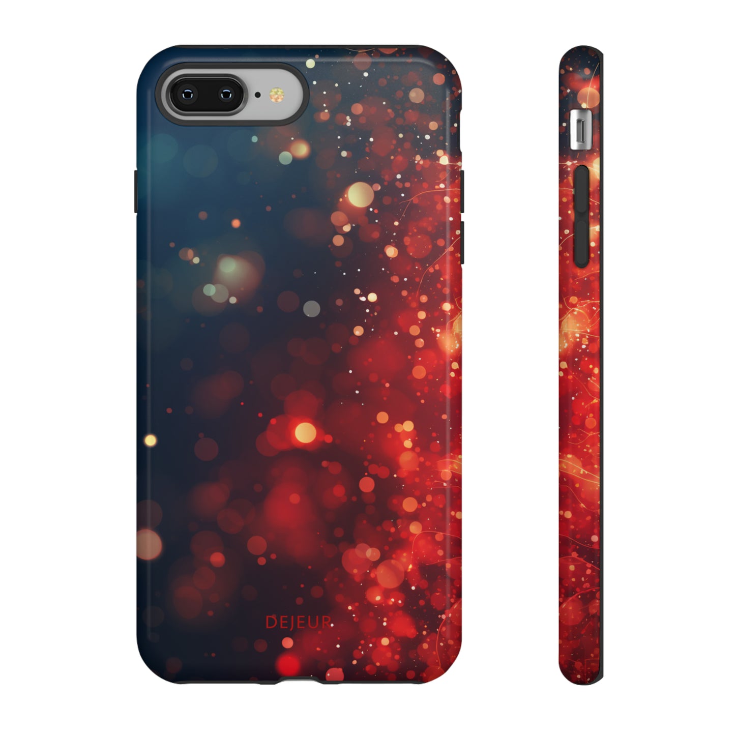 Midnight Red Shimmer - iPhone Tough Case