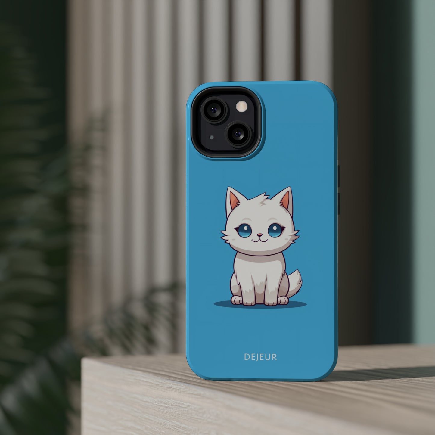 Little Blue Eyed Cat - iPhone MagSafe Tough Case