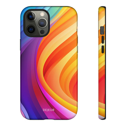 Rainbow Waves - iPhone Tough Case