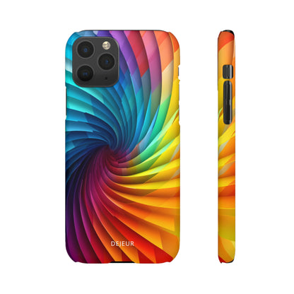 Rainbow Spiral - iPhone Snap Case