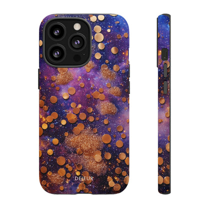 Cosmic Glitter Circles - iPhone Tough Case