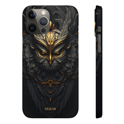 Golden Dark Owl - iPhone Snap Case