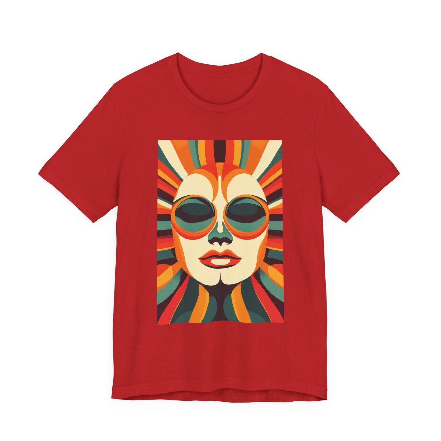Vintage Retro Radiant Sunbeam Face - Women's T-Shirt