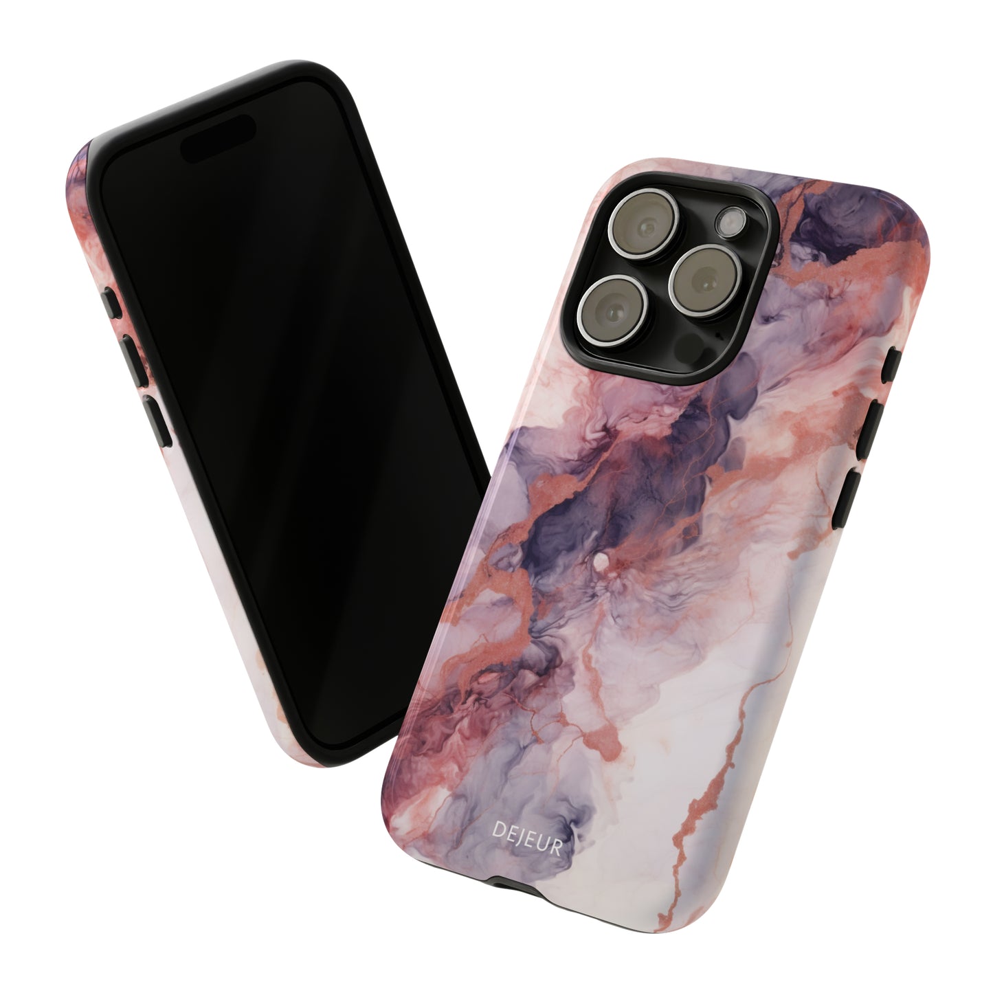 Royal Purple Marble - iPhone Tough Case