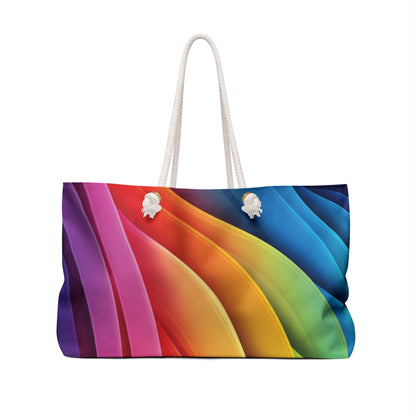 Weekender Tote Bag - Rainbow Layers