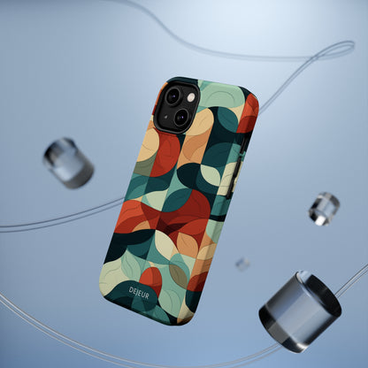 Abstract Circular Shapes - iPhone MagSafe Tough Case