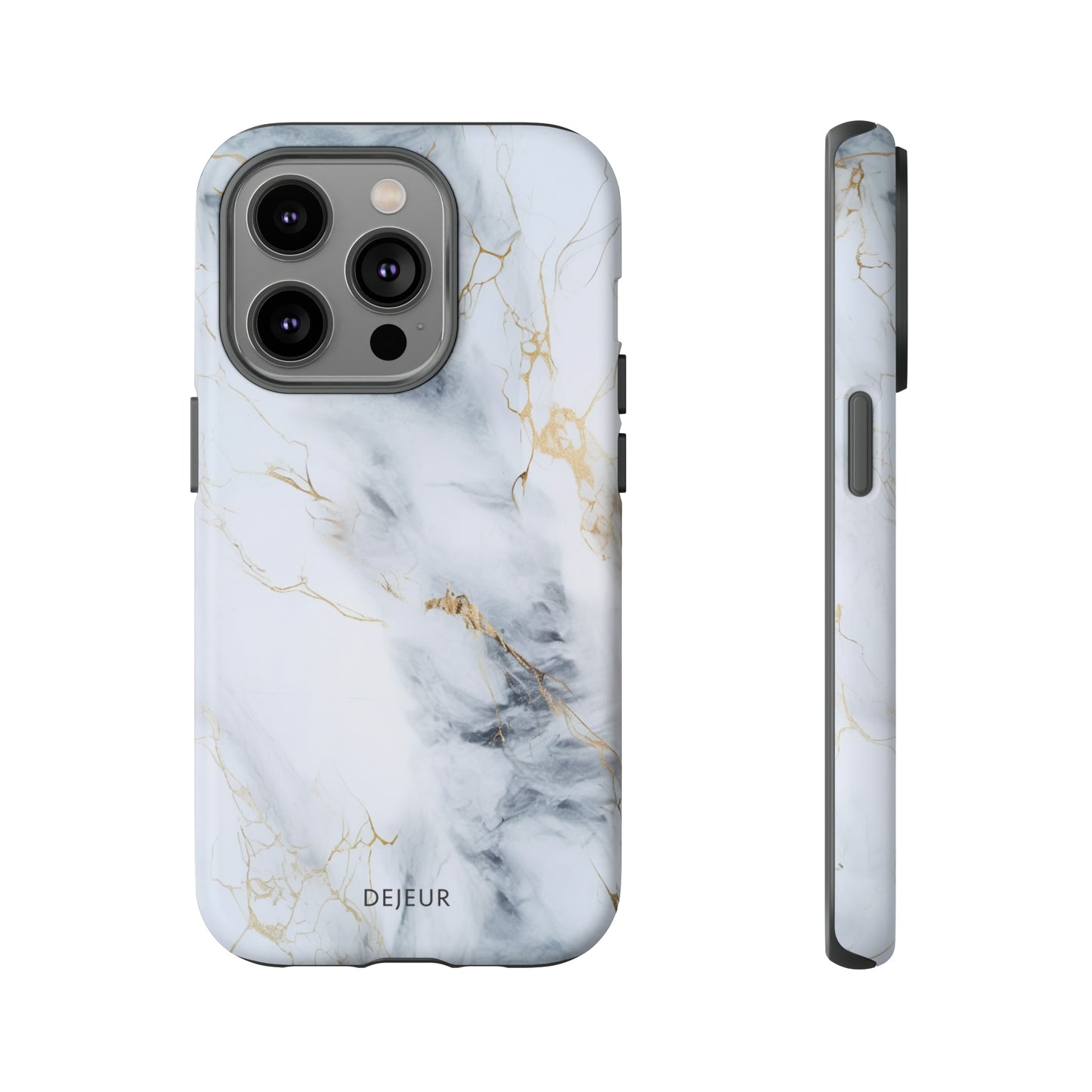 White Gold Marble - iPhone Tough Case