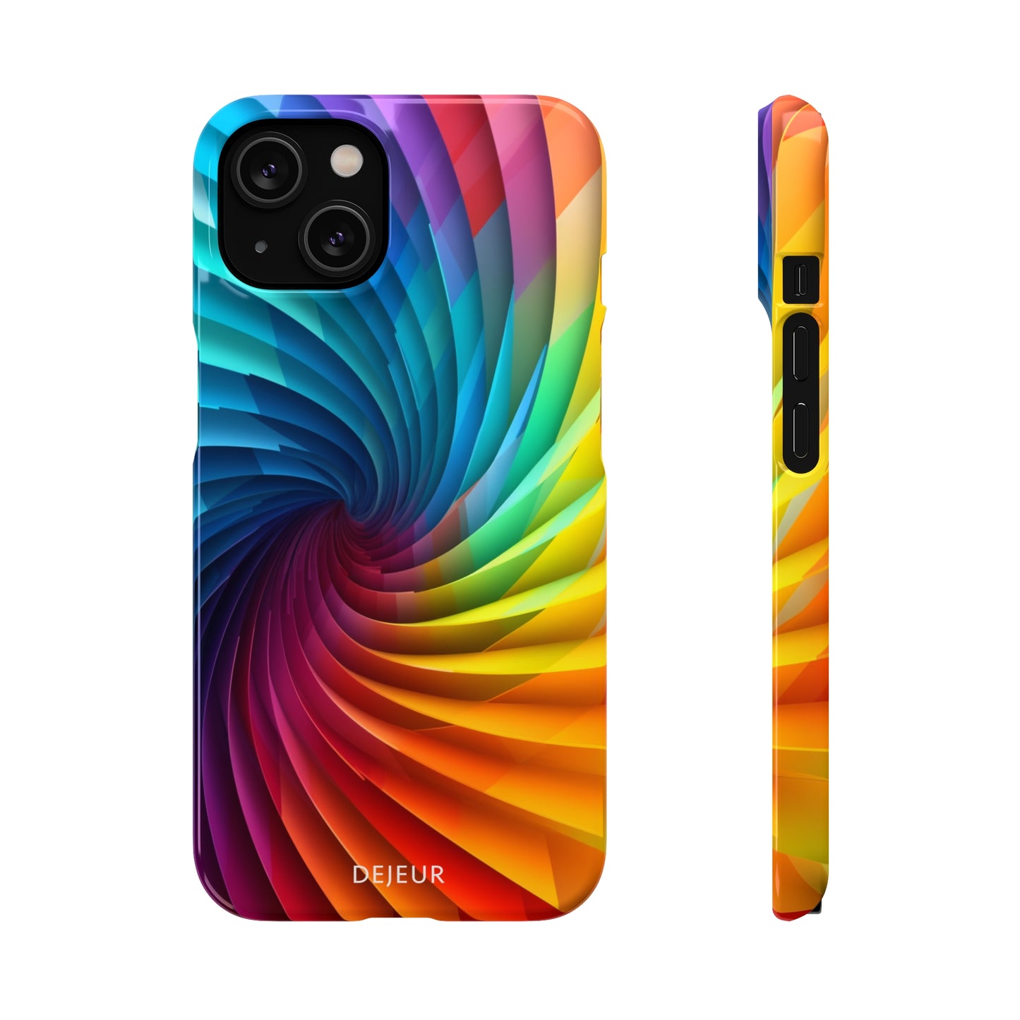 Rainbow Spiral - iPhone Snap Case